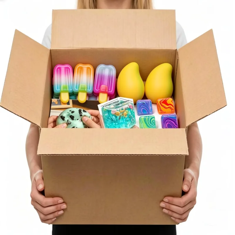 Mystery Box Blind Bag - Série de Caixas Surpresa Sensoriais Squishy,