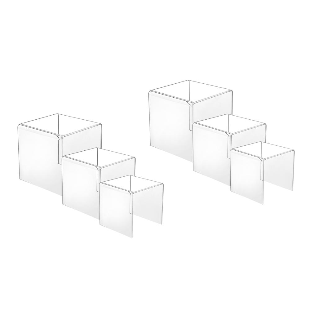 Display Risers Set - Suportes de Acrílico Transparente para Figuras