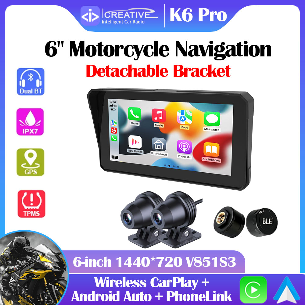 Graded Card Display - DVR de Navegação para Motocicleta Icreative