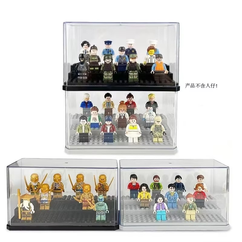 Display Case Acrylic - Caixa de Exposição para Minifiguras de