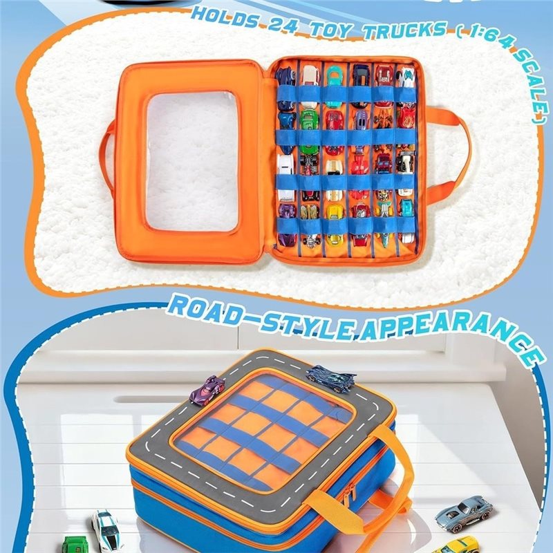 MACH – Estojo para guardar bri - Hot Wheels Car Monster Trucks avaliação e preço