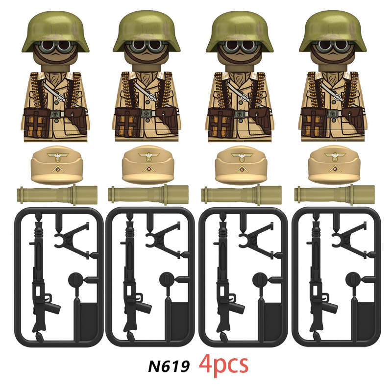 Figuras militares quentes bloc - Lego Minifigure Holder avaliação e preço