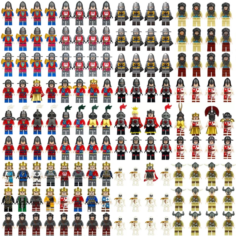 Cavaleiros romanos e medievais - Building Block Mini avaliação e preço