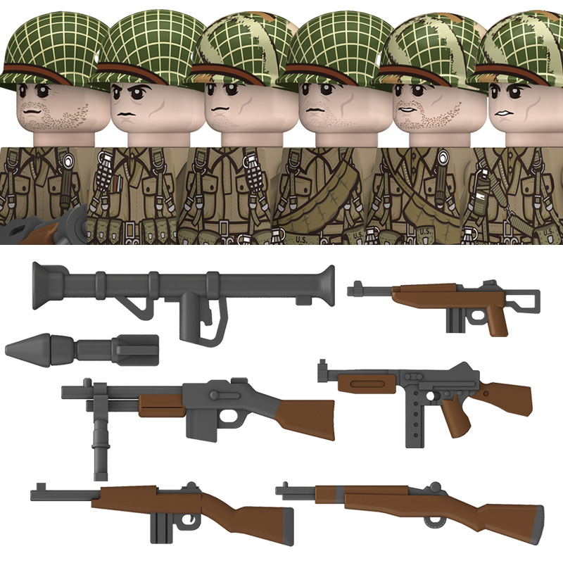 Segunda guerra mundial eua 101 - Lego Minifigure Holder avaliação e preço