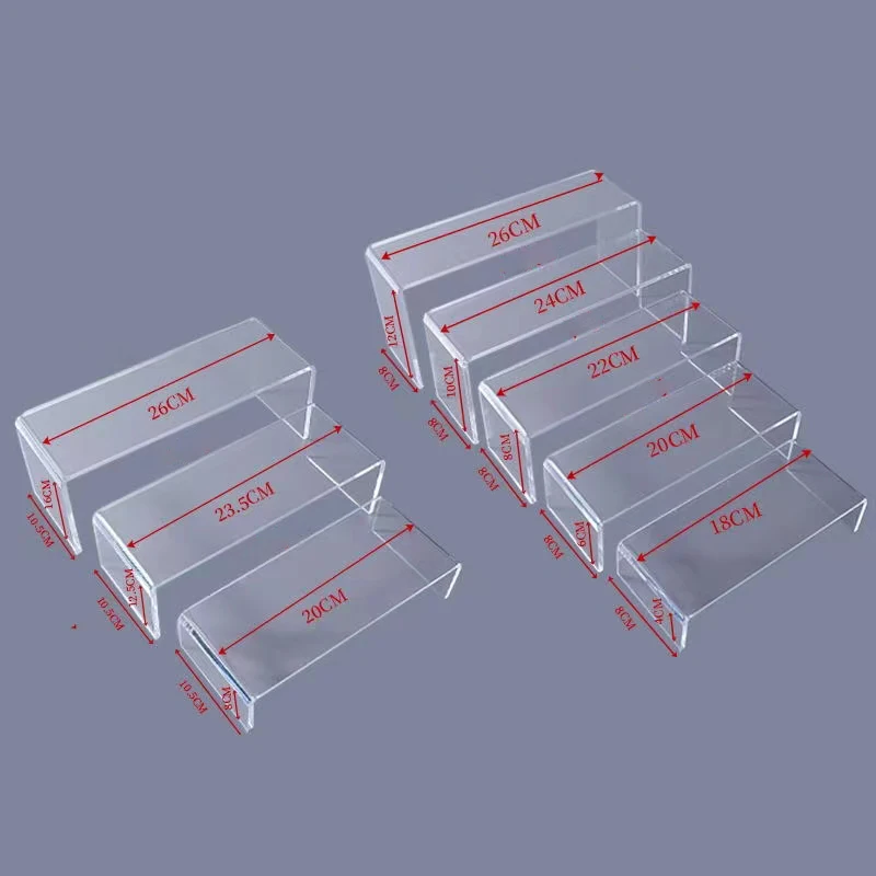Risers de exibição de acrílico - Display Risers Set avaliação e preço
