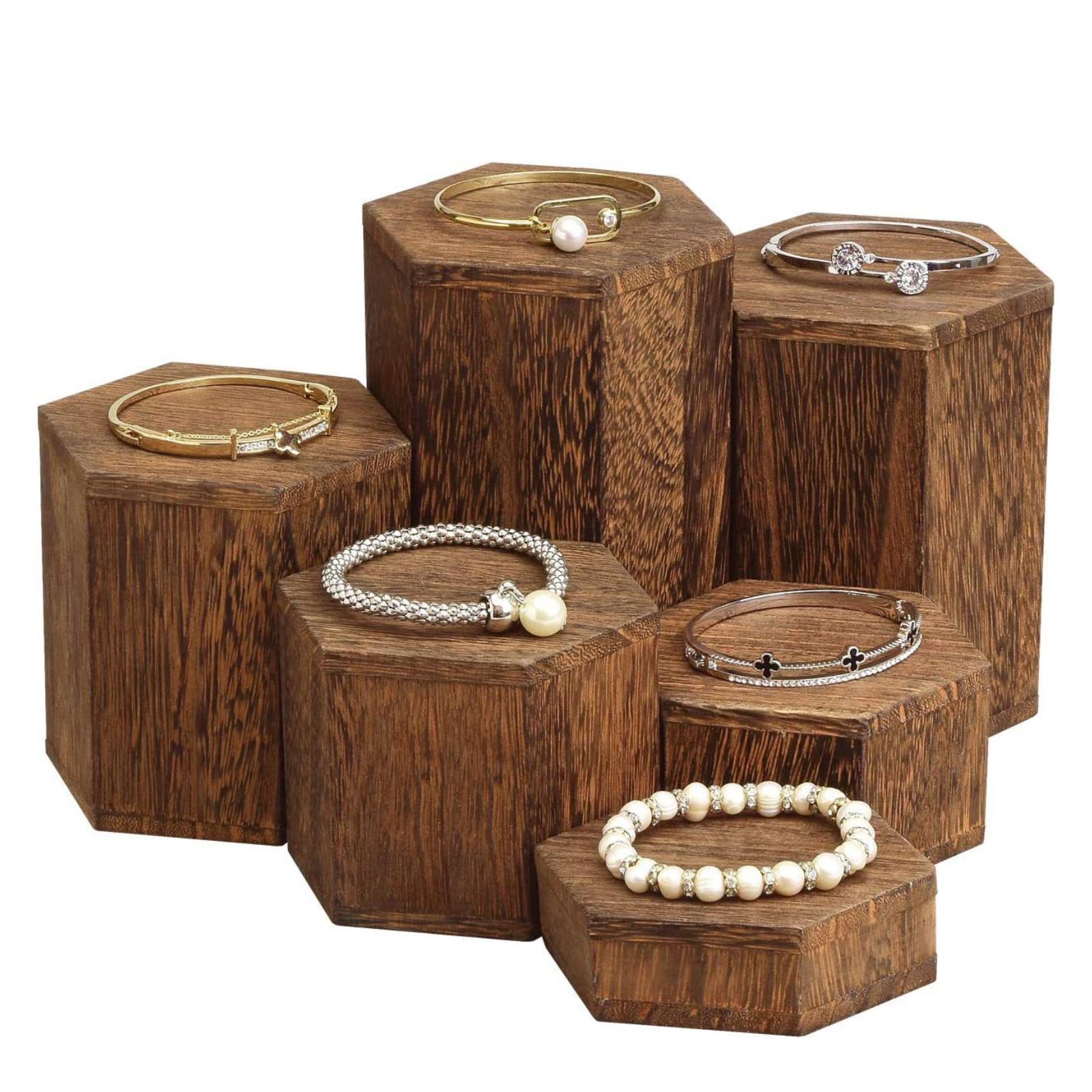 Conjunto de 6 Peças de Blocos  - Display Risers Set avaliação e preço