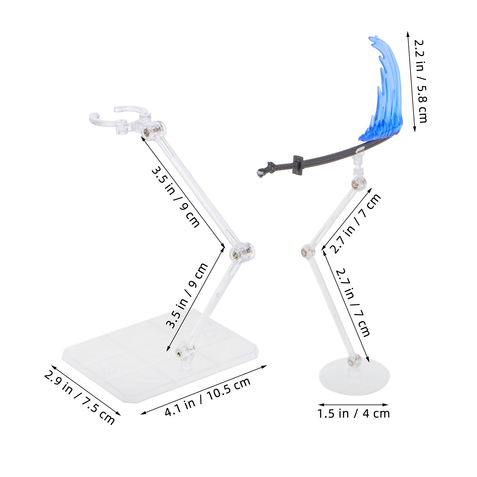 1 conjunto de suporte de base  - Action Figure Stand avaliação e preço