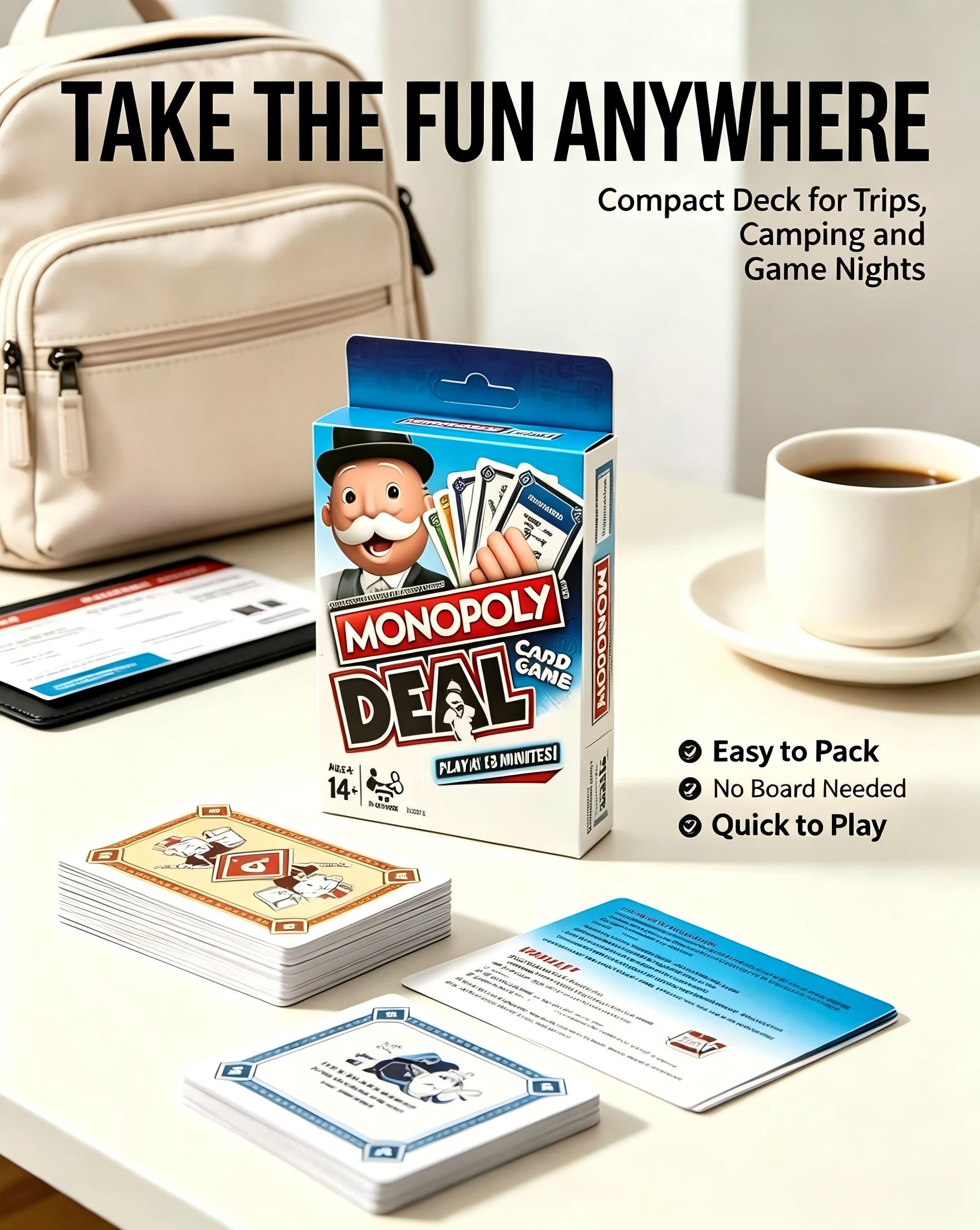 Jogo de cartas Monopoly Deal d - Hasbro Game Monopoly avaliação e preço