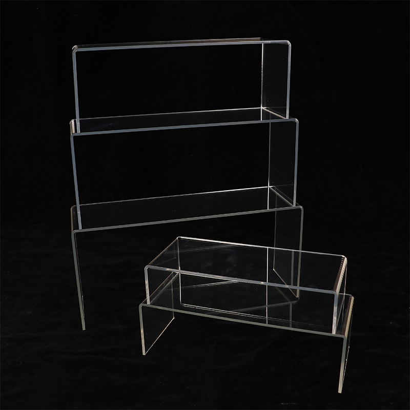 Suporte de exibição acrílico t - Display Risers Set avaliação e preço