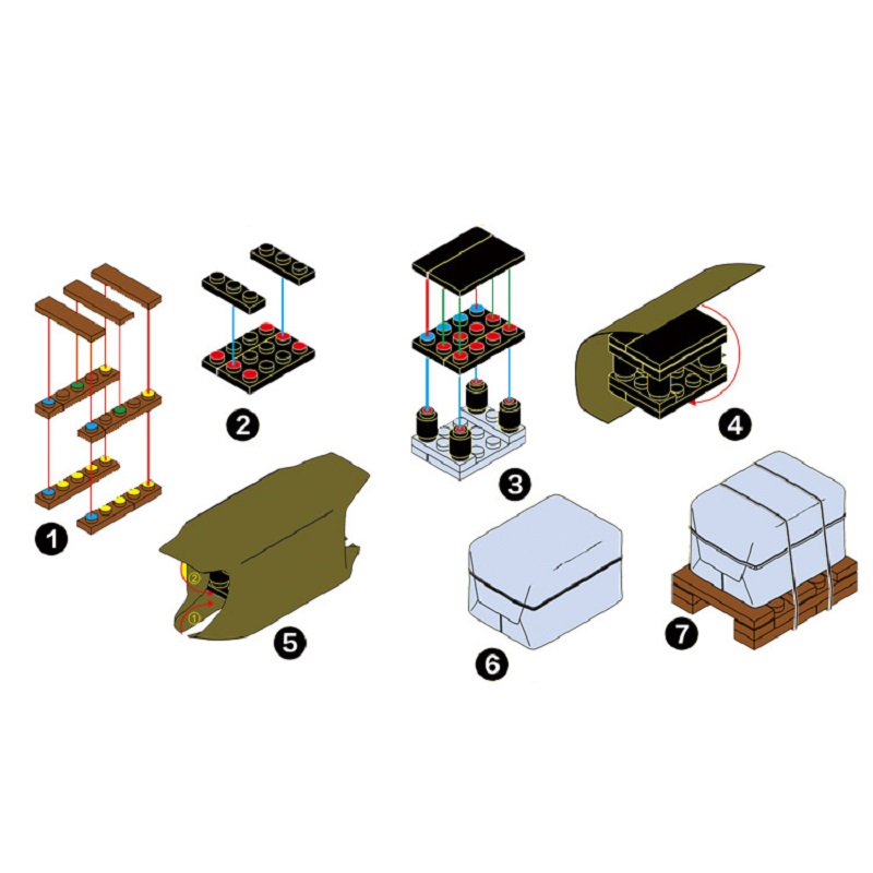 Conjunto de blocos de construç - Lego Minifigure Holder avaliação e preço